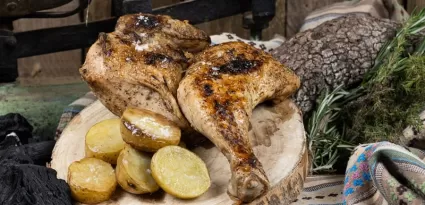 Menú pollo en El Asador de Isidro