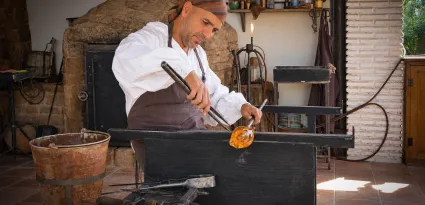 Vidrio soplado de Isidro