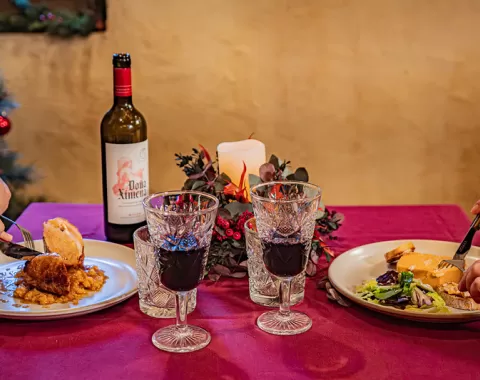 Menú de Navidad en Puy du Fou España