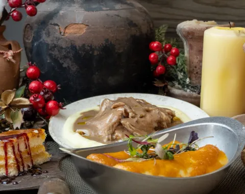 Menú de Navidad en Puy du Fou España